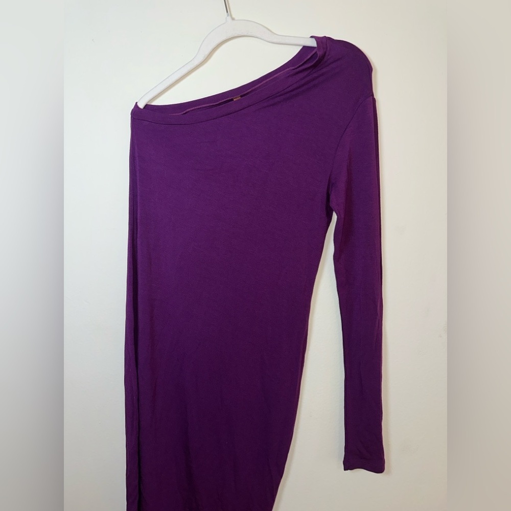 Rachel Pally One Sleeve Dress in Purple Size Medium NWT - Picture 4 of 5